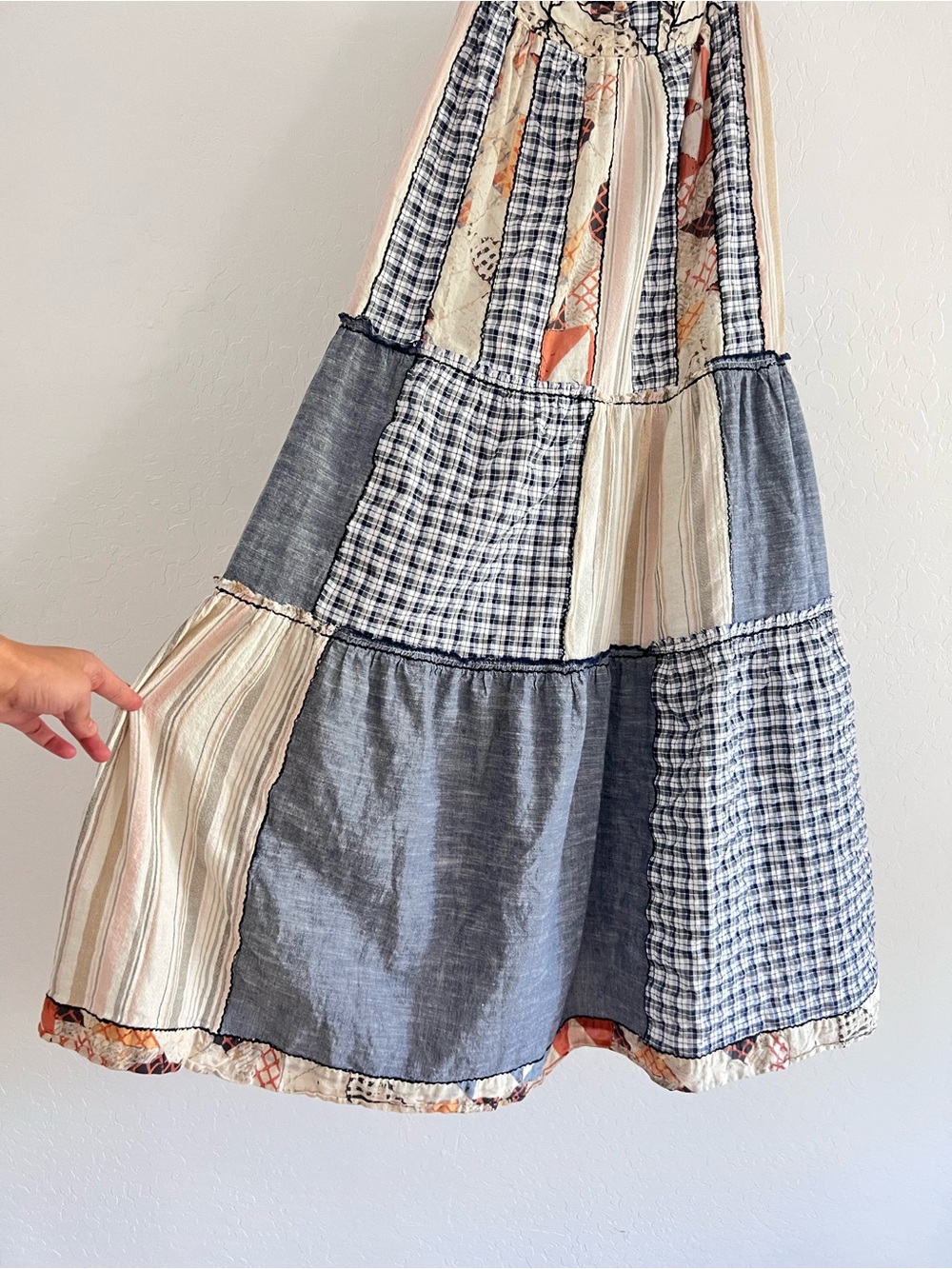 Rare Free People Margaret Maxi Patchwork Dress - Picture 6 of 15